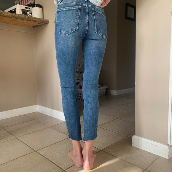 DL1961 FLORENCE Skinny High Rise Crop Jeans size 24 - Picture 2 of 5